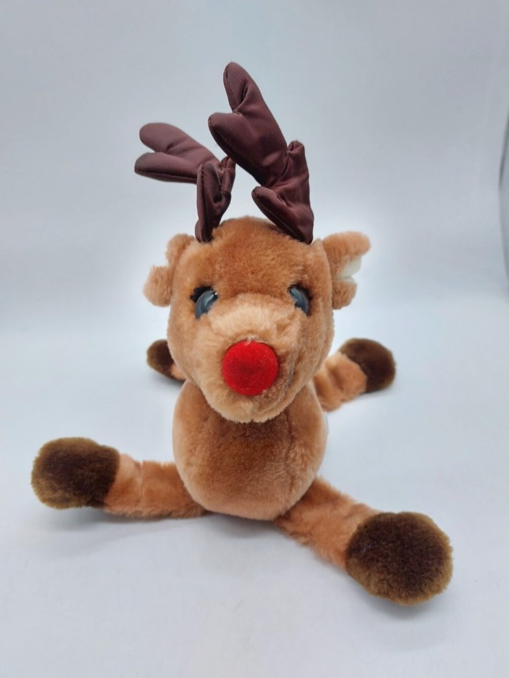 Dakin Nature Babies Hollyberry Reindeer Plush Stuffed Animal Christmas 1983